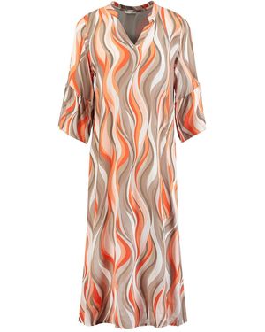 Key Largo Druckkleid WD SWIRL v-neck (1-tlg) - Mehrfarbig