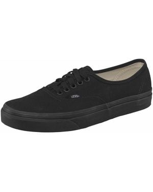 Vans Ua Authentic Sneaker Aus Textilem Canvas-Material - Schwarz