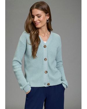 Laura Scott Strickjacke Aus Grobstrick, Perfekt Für Den Übergang - Grau