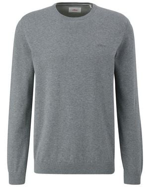 S.oliver Strickpullover - Grau
