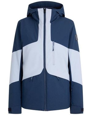 Ziener Skijacke Thilde-Z Aquashield Damen Wasser- Und Winddicht, Atmungsaktiv, Warm, Elastisch, Kapuze - Blau