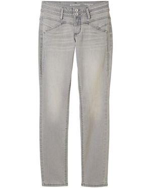 Tom Tailor 5-Pocket-Jeans TTALEXA Slim Hose - Grau