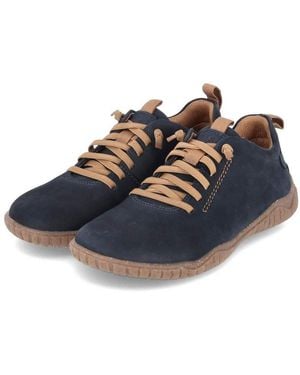 Josef Seibel Schnürschuhe 70706Te724/530 Damen Rauleder Schnürschuh - Blau