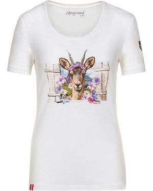 Almgwand Longsleeve Shirt Miesenbachalm - Weiß