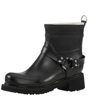 Ilse Jacobsen Rub54 Gummistiefel Naturkautschuksohle, Perfekt Für Regenwetter - Schwarz