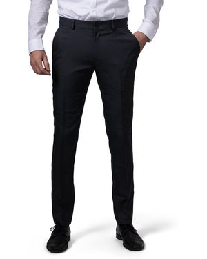 Hirschthal Business Anzughose Slim- Regular-Fit in Kurz-, Lang- und Normalgrößen - Blau