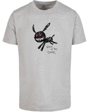 Mister Tee T-Shirt Walk In The Dark Tee (1-tlg) - Grau