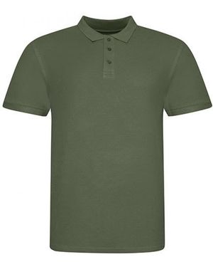 Just Ts Poloshirt The 100 Polo, Gekämmte, ringgesponnene Baumwolle - Grün