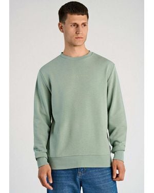 Lindbergh Sweater Mit Logo-Print - Grün