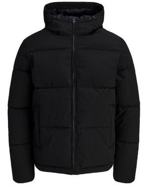 Jack & Jones Steppjacke Jjgalaxy Puffer Jacket Mit Kapuze - Schwarz