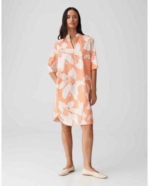 Opus Blusenkleid Wiara Regular Aus Baumwollmix - Orange