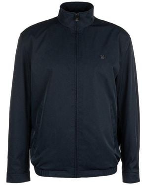 BOSS Blouson Carvo Mit Logo-Stickerei (1-St) - Blau
