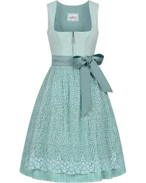 Nübler Ü Trachtenkleid Midi Dirndl Gundi in Aqua von - Grün