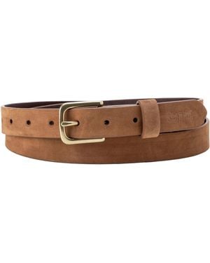 Levi's Ledergürtel NEWNARROW - Braun