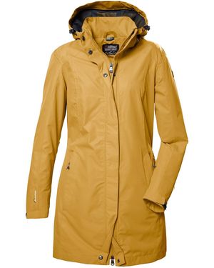 Killtec Funktionsparka KOS 44 WMN PRK CS -Funktionsjacke Longjacket Outdoorparka auch in Groß Größen erhältlich - Gelb