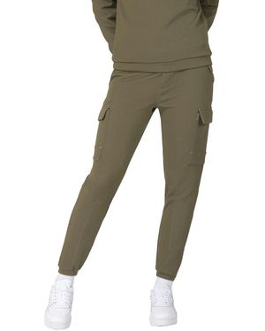 Timezone Cargohose REGULAR RAKIMATZ 7/8 mit Stretch - Grün