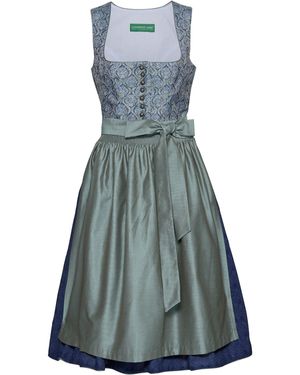 COUNTRY LINE Midi Dirndl - Blau