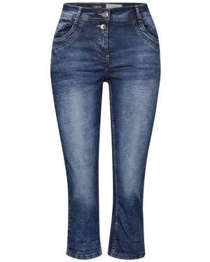 Cecil Stretch-Jeans - Blau