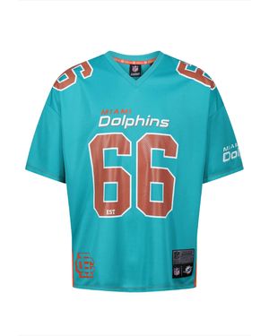 Re:Covered T-Shirt NFL Est 66 Oversized für alle Miami Dolphins-Fans - Blau