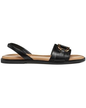 Geox Naileen, Sandaletten, Damen Sandalette - Schwarz