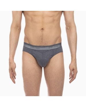 Hom Minislip Ho1 Bequem, Weich, Eng, Elastisch, Basic, Breiter Bund, Baumwollmix - Schwarz