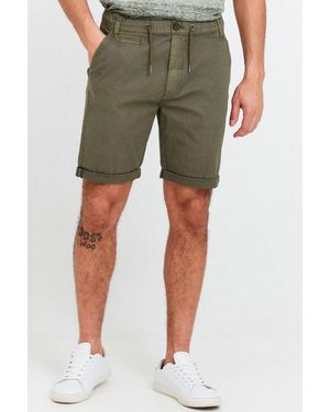 Solid Chinoshorts Sdlaris Chino Shorts Elastischem Bund Und Kordeln - Grün