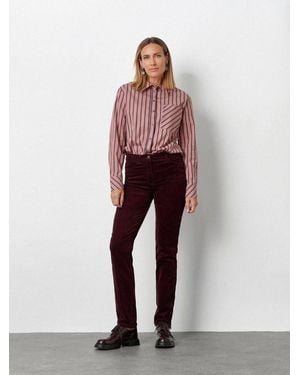Toni Stretch-Hose Be Loved Aus Feinem Cord - Rot