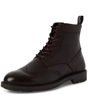Marco Tozzi Schnürboots, Schnürstiefelette, Businessschuh Mit Eleganter Lyralochung - Schwarz
