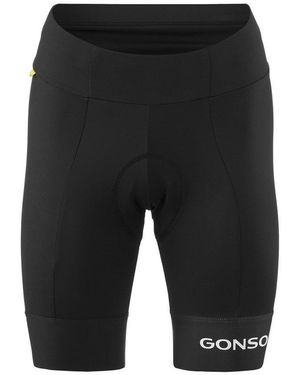 Gonso Fahrradhose Essential Shorts Kit W Formbeständig, Strapazierfähig, Hohe Bewegungsfreiheit - Schwarz