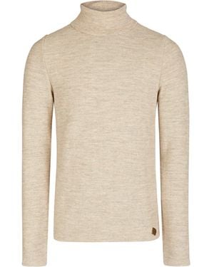 Stapf Strickpullover Rollkragenpullover Neleo - Natur