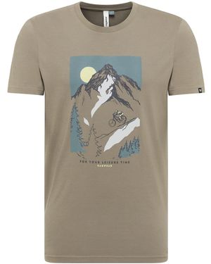 Ragwear T-Shirt SEVY (Packung, 1-tlg) Nachhaltige & Vegane Mode - Grau