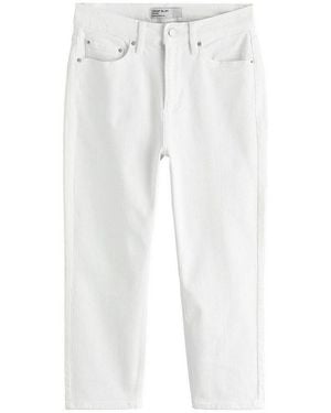 Next Slim-Fit-Jeans Verkürzte Slim Fit Jeans, Kurzgröße (1-Tlg) - Weiß