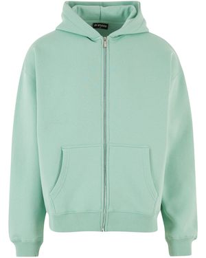 2Y Studios Sweatjacke Studios 2Y Globus Oversize Zip-Hoodie - Grün