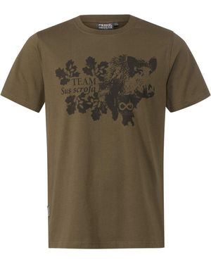 Merkel Gear T-Shirt BoarFanatic - Grün