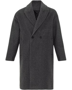Antioch Wintermantel Double Breasted - Grau