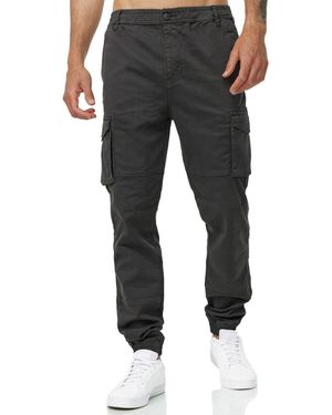 Tazzio Cargohose A300 Stretch mit Elasthan, Regular Fit - Schwarz