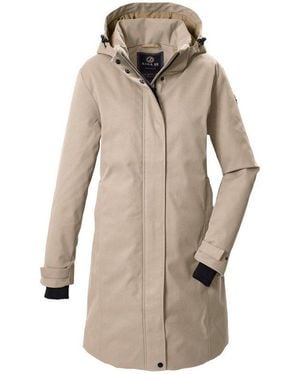 G.i.g.a. Dx Parka Gw 60 Wmn Prk Winddichter, Wasserabweisender Damenparka Mit Abnehmbarer Kapuze - Natur