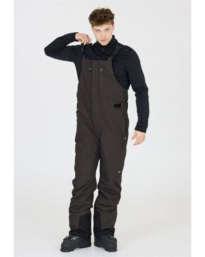 SLOPE Skihose Kenwood Im Ausgeklügelten Latzhosen-Design - Blau