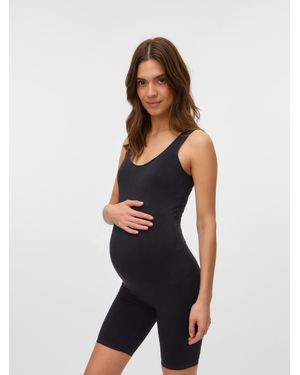 Mama.licious MLHEAL SL SEAMLESS PLAYSUIT NOOS - Weiß