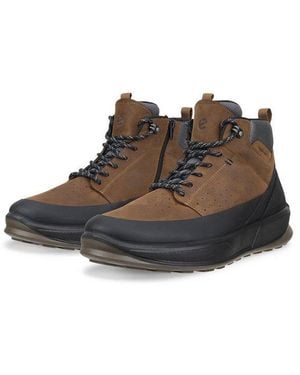Ecco Byway 2.0 Schnürboots Outdoorboots, Stiefelette Mit Profilsohle, Waterproof - Braun