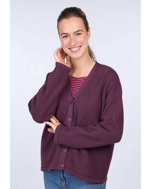 Deerberg Strickjacke Lorainna - Lila