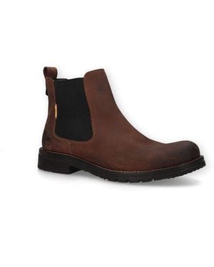 Camel Active Chelseaboots Stiefelette, Business-Boots Mit Stretcheinsatz Außen - Schwarz