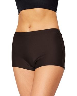 Merry Style Badeshorts Bikinihose Schwimmhose Bikini-Slip L23L1 schnell trocknend - Schwarz