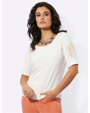 Creation L T-Shirt Rundhalsshirt - Weiß