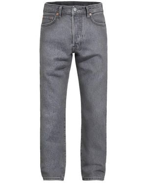 Levi's Straight-Jeans Herren Jeans 501 Levi's Original Gerader Passform, Robuster Denim 5-Pocket-Style - Grau