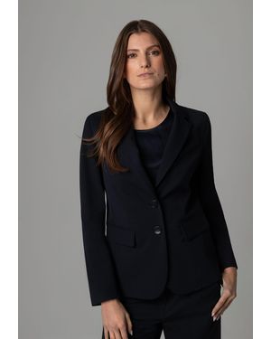 MORE&MORE &MORE Blusenblazer (1-tlg) - Blau