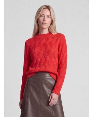 Rabe Strickpullover Pullover - Rot