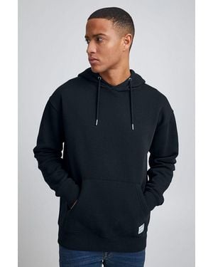 Solid SDLENZ HOOD SW (1-tlg) Hoodie, Kapuze, Bauchtasche - Blau