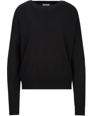 Replay Strickpullover Small Logo - Schwarz