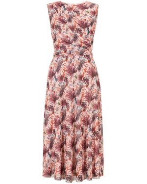 Swing Kleid & Schal - Rot